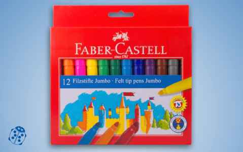 Faber-Castell Filzstifte Jumbo - 12 Stück