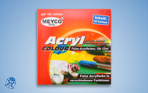 Meyco Feine Acrylfarben - 18 Farben