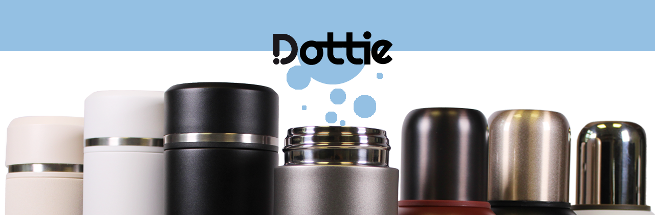 Isolierflaschen von Dottie Bottle aus Edelstahl und Titan