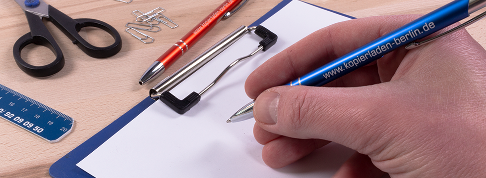Kugelschreiber mit Gravur selbst gestalten